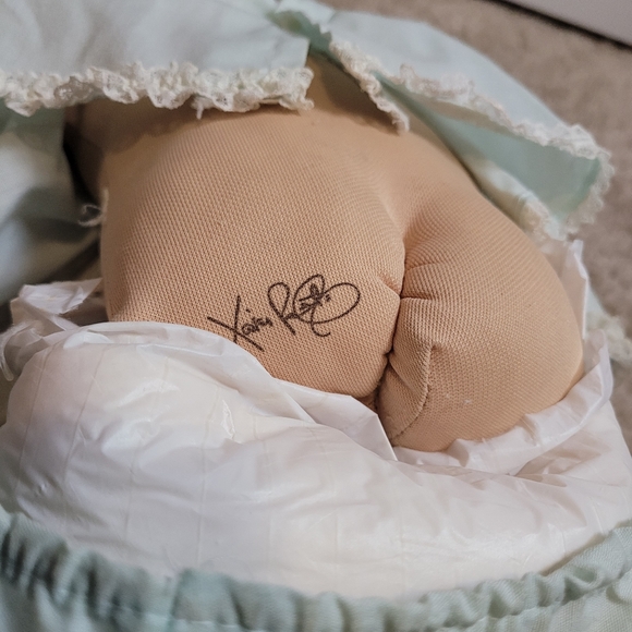 Cabbage Patch Doll Girl Vintage Red Hair Blue Eyes 1978, 1982 With Clothes - Picture 11 of 12